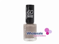 9 x Rimmel 60 Seconds Super Shine Nail Polish - 810 GRUNGY GREY